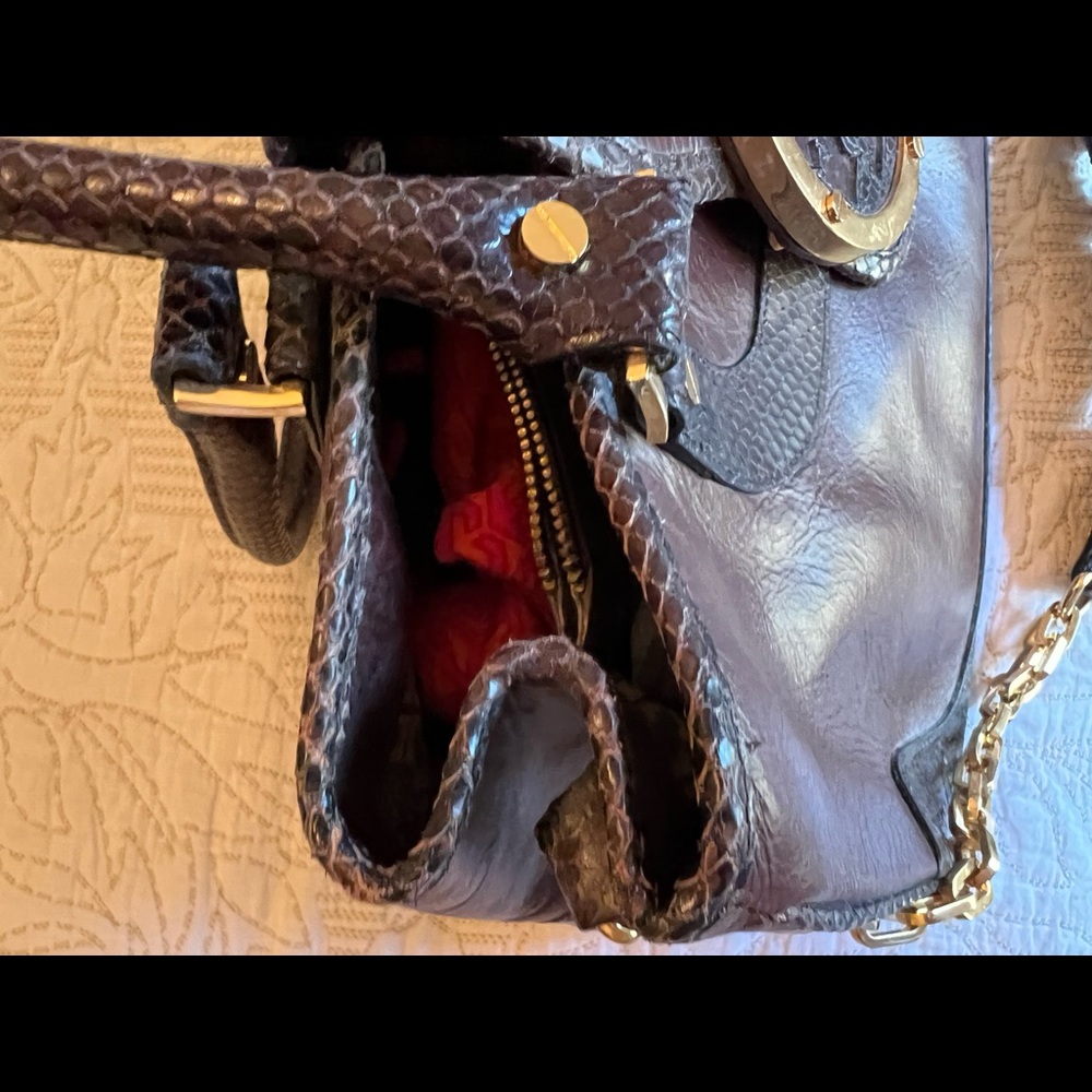 Tory Burch Rare brown lambskin leather handbag - Picture 15 of 17